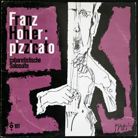 Celestino Piatti Gestaltung LP-Cover für Pizzicato von Franz Hohler