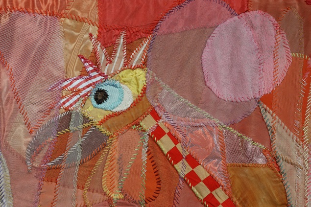 Margrit Roelli Bildteppich Quilt Illustration Textilkunst