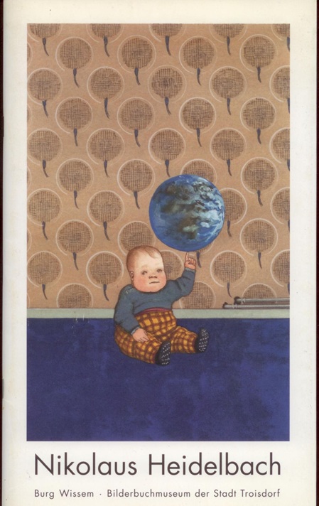 Nikolaus Heidelbach, Ausstellungsplakat kind balanciert globus