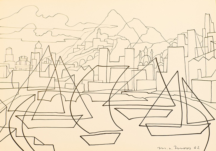 max von moos Maler künstler grafiker Luzern surrealismus