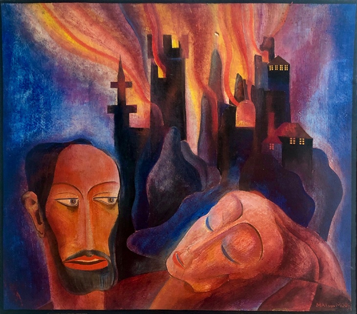 max von moos Maler künstler grafiker Luzern surrealismus