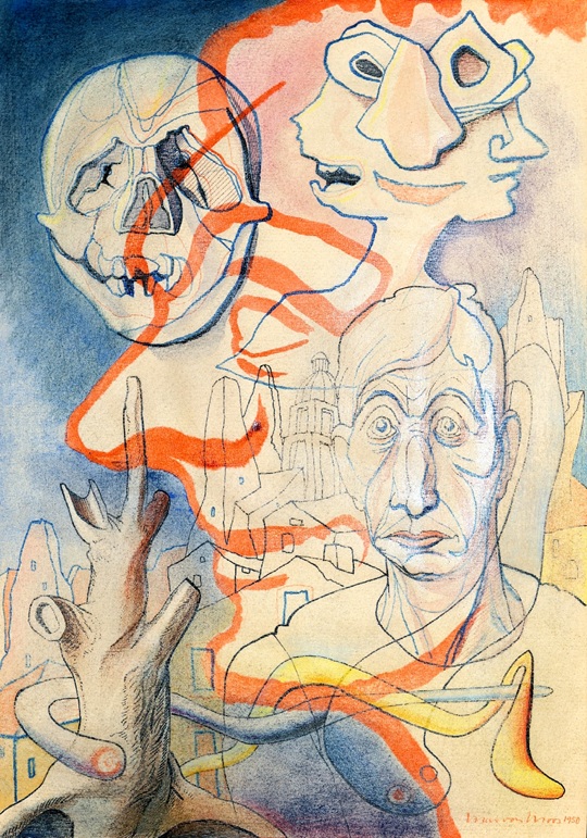 Max von Moos Maler, Künstler, Surrealist 1903-1979 Luzern