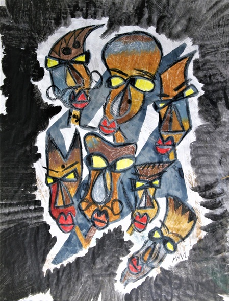 Melchior Winter-Langhagen Künstler Art brut 1908 -1969