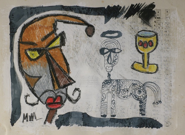 Melchior Winter-Langhagen Künstler Art brut 1908 -1969