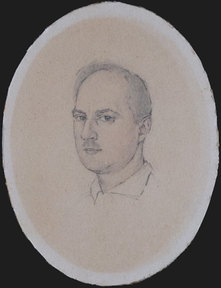 Bildnis von Paul Tanner (1918) Maler Emil Schmid